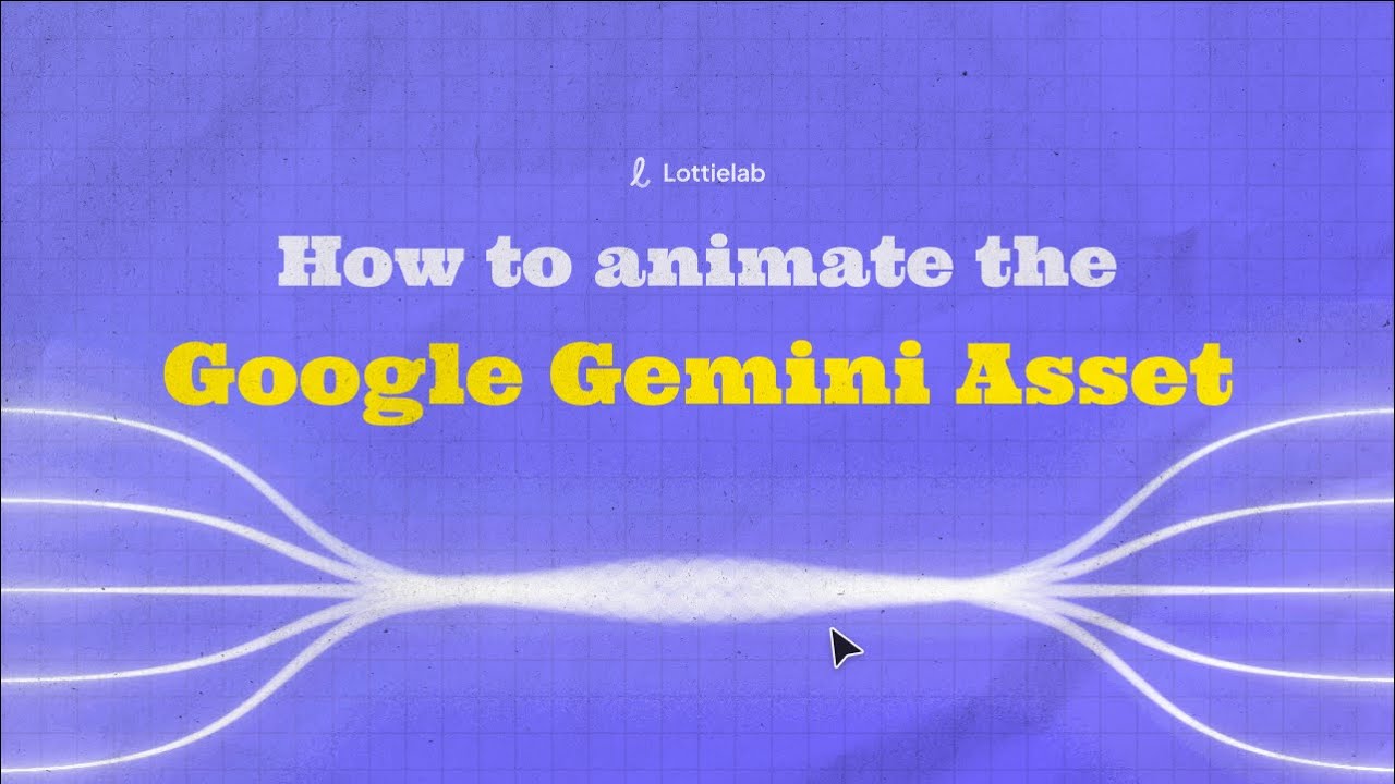 Lottielab Tutorial: How to animate the Google Gemini landing page